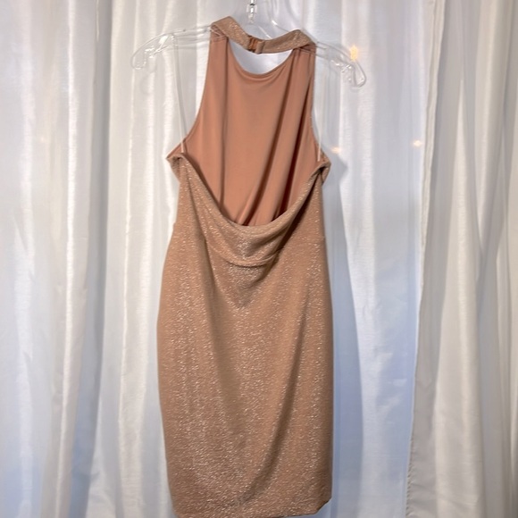 Significant Other Zora Mini Dress Blush Pink with shimmer Dress - Picture 4 of 6